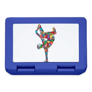 Breakdance Tanz Breakdancer Breakdancer Jungen - Brotdose - Royalblau - Vorne