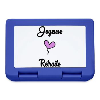 RETIREMENT. RETIREMENT. RETIRED. RETIREMENT - Lunchbox - royal blue - Front