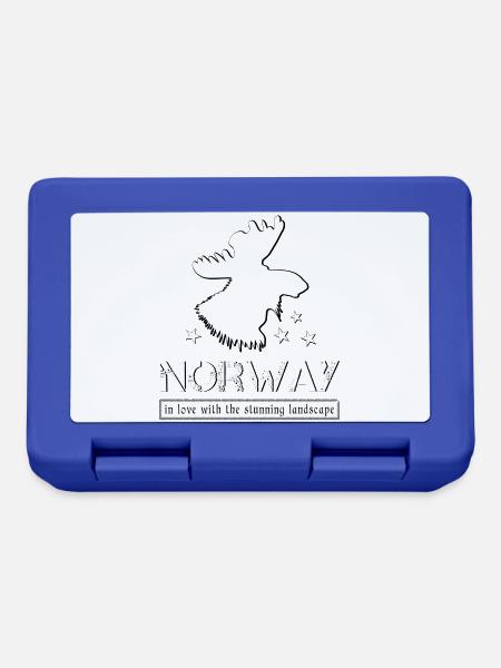 Norway norge - Brotdose - Royalblau
