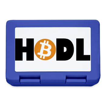 Bitcoin Revolution – Hold the Future - Lunchbox - royal blue - Front