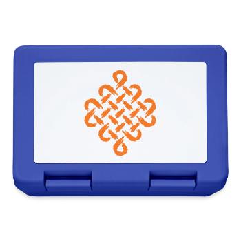Unendlich Symbol Keltisches Symbol - Brotdose - Royalblau - Vorne