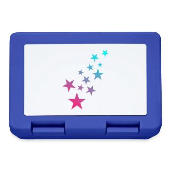Stern Symbol Sternchen Muster - Brotdose - Royalblau - Vorne