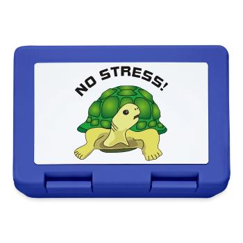 no stress - Brotdose - Royalblau - Vorne