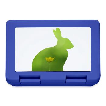 Hase - Brotdose - Royalblau - Vorne