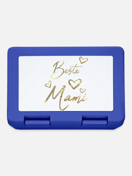 Beste Mami - Brotdose - Royalblau
