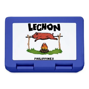 Lechon Philippines Suckling Pig Cebu Manila Gift - Lunchbox - royal blue - Front