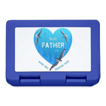 best father - Brotdose - Royalblau - Vorne