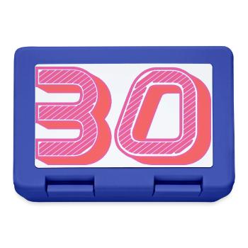 30. 30 YEARS. 30th ANNIVERSARY. 30 YEARS ANNIVERSARY. - Lunchbox - royal blue - Front