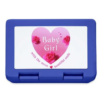 baby girl - Brotdose - Royalblau - Vorne