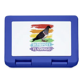Ruhrpott Flamingo - Brotdose - Royalblau - Vorne