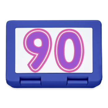 90. 90 YEARS. 90TH ANNIVERSARY. 90TH ANNIVERSARY. - Lunchbox - royal blue - Front