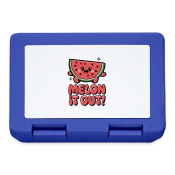 Melon It Out! - Lunchbox - royal blue - Front