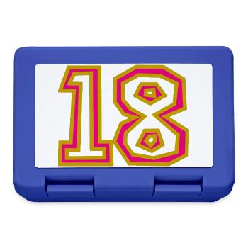 18 - Lunchbox - royal blue - Front