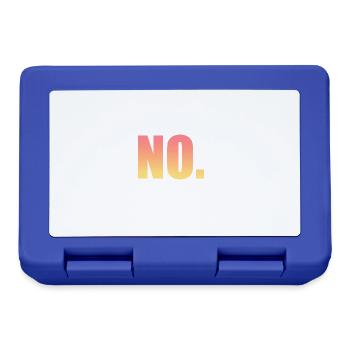 no sticker - Brotdose - Royalblau - Vorne