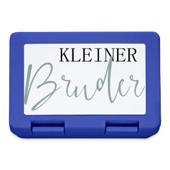 Kleiner Bruder - Brotdose - Royalblau - Vorne