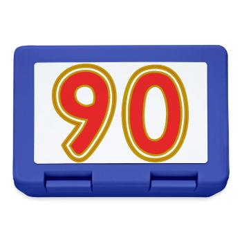 90. 90 YEARS. 90TH ANNIVERSARY. 90TH ANNIVERSARY. - Lunchbox - royal blue - Front
