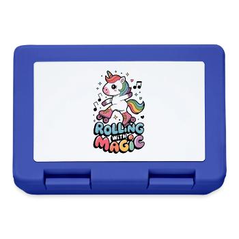 Rolling With Magic - Lunchbox - royal blue - Front