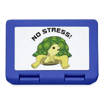 no stress - Brotdose - Royalblau - Vorne