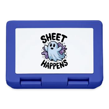Sheet Happens - Lunchbox - royal blue - Front