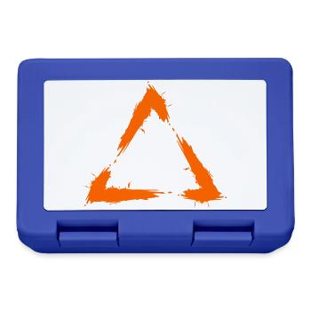 Symbol Dreieck Geometrie - Brotdose - Royalblau - Vorne