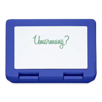 Umarmung? - Brotdose - Royalblau - Vorne