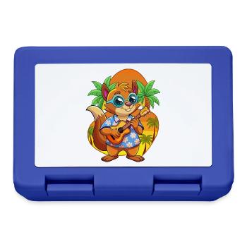 Lunettes de soleil de plage d’été de dessin animé drôle d’écureuil - Boîte à goûter - bleu royal - Devant
