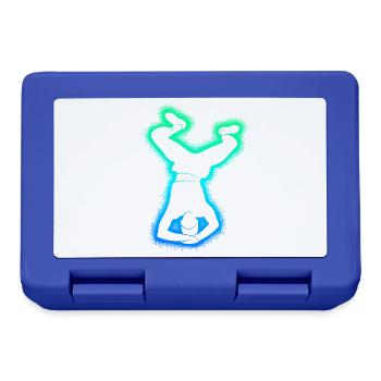 Breakdance Tanz Breakdancer Herren Breakdancing - Brotdose - Royalblau - Vorne
