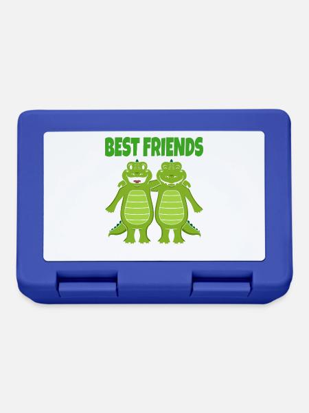 Best Friends Freundschaft Jungen Beste Freunde - Brotdose - Royalblau
