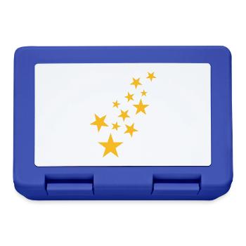 Stern Symbol Sternchen Muster - Brotdose - Royalblau - Vorne