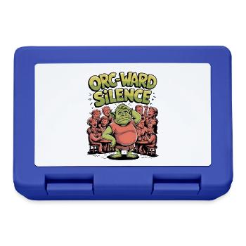 Orc-ward Silence - Lunchbox - royal blue - Front