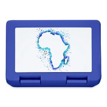 Afrika - Brotdose - Royalblau - Vorne