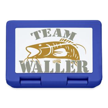 Team Waller - Wels fischen - Brotdose - Royalblau - Vorne