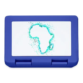 Afrika - Brotdose - Royalblau - Vorne