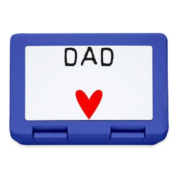 DAD. - DAD. VATERTAG. - Gute Nacht, Dad. - Brotdose - Royalblau - Vorne