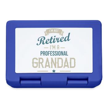 I'm Not Retired I'm a Professional Grandad - Lunchbox - royal blue - Front
