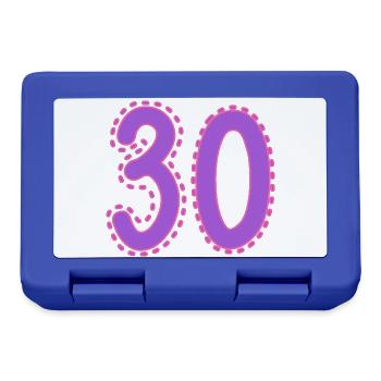30. 30 YEARS. 30th ANNIVERSARY. 30 YEARS ANNIVERSARY. - Lunchbox - royal blue - Front