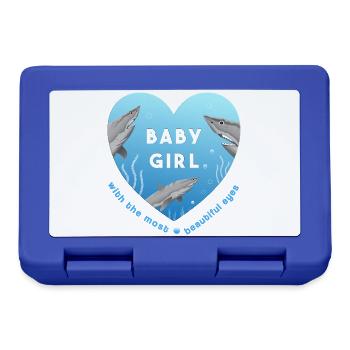 baby girl - Brotdose - Royalblau - Vorne
