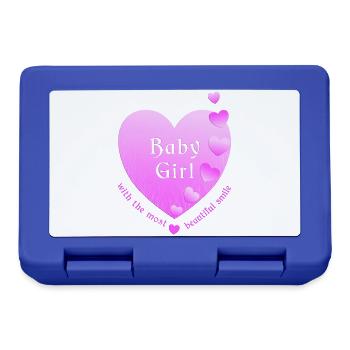 Baby Girl - Brotdose - Royalblau - Vorne