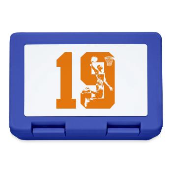 NUMBER 19 BASKETBALL 19TH BIRTHDAY - Lunchbox - royal blue - Front