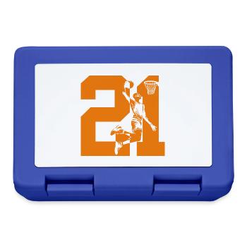 NUMBER 21 BASKETBALL 21ST BIRTHDAY - Lunchbox - royal blue - Front