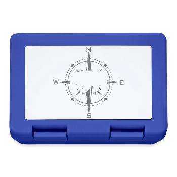 Compass with polar bear | Nordland - Lunchbox - royal blue - Front