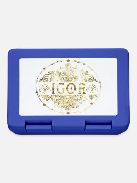 Igor - Brotdose - Royalblau