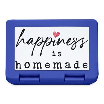 Happiness is Homemade - Brotdose - Royalblau - Vorne