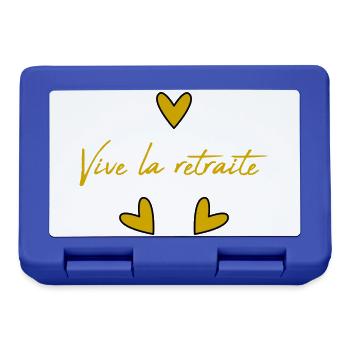 RETIREMENT. HAPPY RETIREMENT. HAPPY RETIREMENT - Lunchbox - royal blue - Front