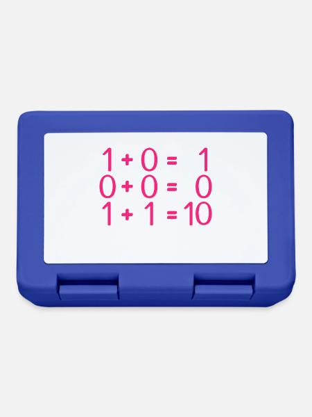 Informatik Regeln Programmierer - Brotdose - Royalblau