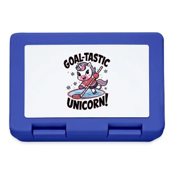Goal-tastic Unicorn! - Lunchbox - royal blue - Front