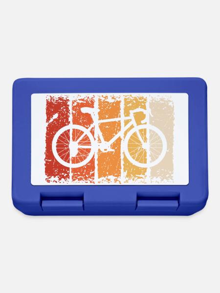 Fahrrad - Brotdose - Royalblau