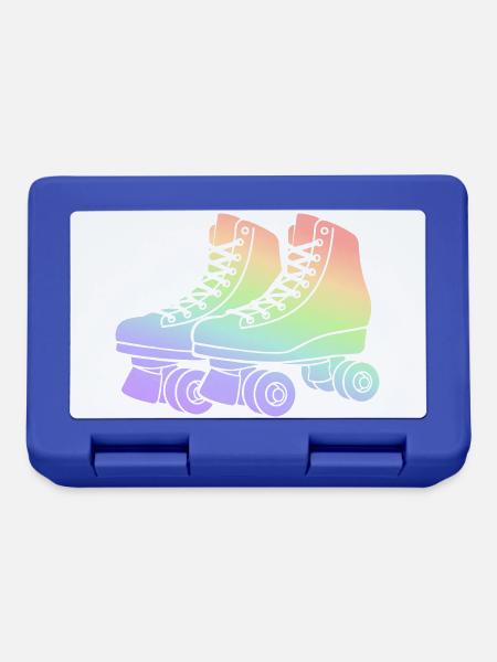 Rollschuhe Roller Skates Kinder Mädchen Rollschuh - Brotdose - Royalblau