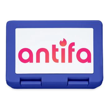 Antifa - C'est un match! - Boîte à goûter - bleu royal - Devant