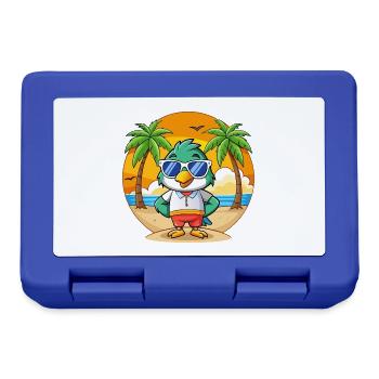 Lunettes de soleil Falcon Funny Cartoon Summer Beach - Boîte à goûter - bleu royal - Devant